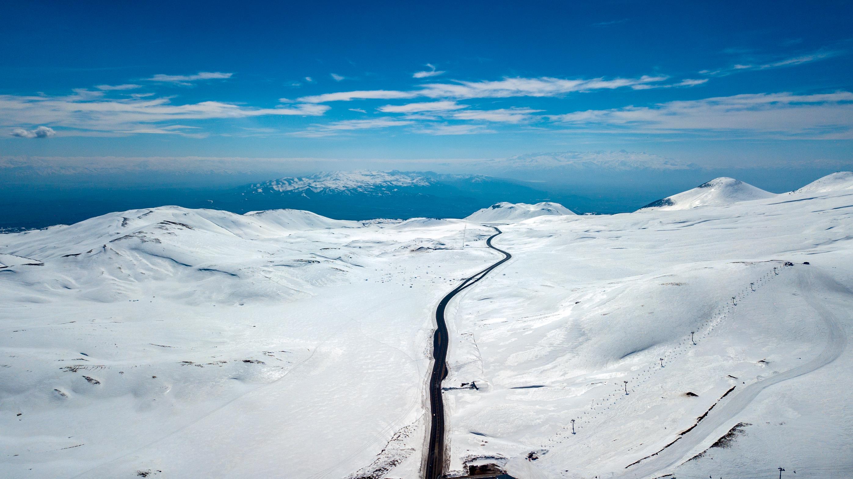 Kayseri erciyes'te çığ tatbikatı